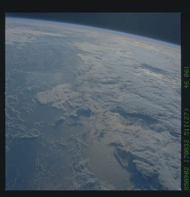 51I-46-061 - STS-51I - STS-51I earth observations