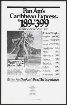 Pan Am's Caribbean Express. $189-$399