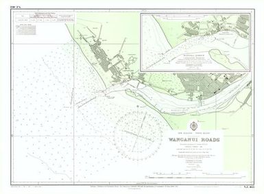 [New Zealand hydrographic charts]: New Zealand - North Island. Wanganui Roads. (Sheet 4612)