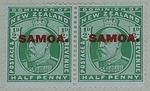 Stamps: New Zealand - Samoa Half Penny