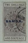 Stamp: New Zealand - Samoa Two Shillings and Six Pence