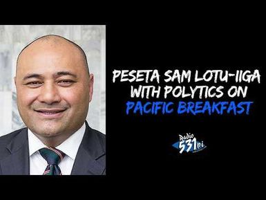 Peseta Sam Lotu-Iiga on Pacific Breakfast