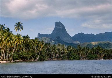 Tahiti - view of island