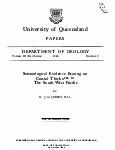 Seismological evidence bearing on crustal thickness in the south-west Pacific