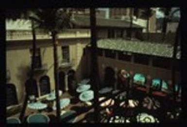 YWCA Honolulu, Metropolitan Headquarters, exterior, Loggia, Court