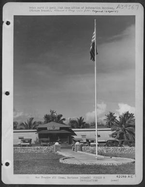 This Building At Guam In The Marianas Islands Housed The Offices Of General James E. Parker, Commanding General, 20Th Air Force, And From It Were Sent Out All The Orders, Directives, And Memorandums Required To Operate The Air Force Which Played Such An I (U.S. Air Force Number 62269AC)