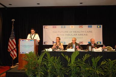 [Assignment: 48-DPA-09-29-08_SOI_K_Isl_Conf_AM] Insular Areas Health Summit [("The Future of Health Care in the Insular Areas: A Leaders Summit") at the Marriott Hotel in] Honolulu, Hawaii, where Interior Secretary Dirk Kempthorne [joined senior federal health officials and leaders of the U.S. territories and freely associated states to discuss strategies and initiatives for advancing health care in those communinties [48-DPA-09-29-08_SOI_K_Isl_Conf_AM_DOI_0490.JPG]