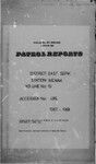 Patrol Reports. East Sepik District, Wewak, 1967 - 1968