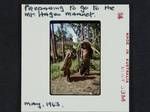 Preparing to go to the Mt Hagen market, May 1963