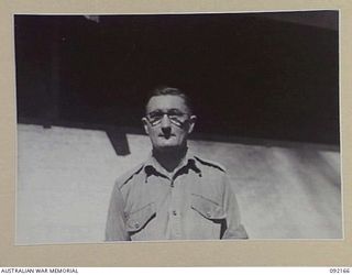 JACQUINOT BAY, NEW BRITAIN. 1945-05-18. LANCE CORPORAL S.J. TIBBUTT, FIELD SECURITY SECTION, HEADQUARTERS 5 DIVISION