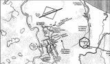 Military map of Company K, 164th Infantry, position on Guadalcanal, 1942