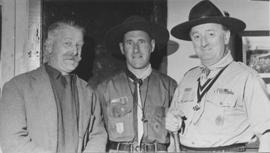 Commonwealth Chief Scout Sir Charles MacLean visit; Blockhouse; 1967