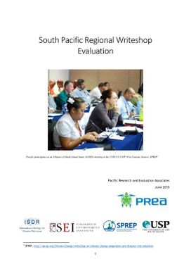 South Pacific Regional Writeshop Evaluation