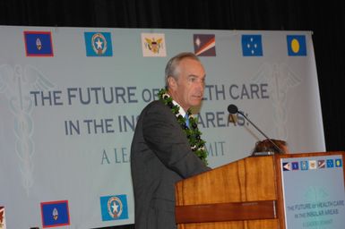 [Assignment: 48-DPA-09-29-08_SOI_K_Isl_Conf_AM] Insular Areas Health Summit [("The Future of Health Care in the Insular Areas: A Leaders Summit") at the Marriott Hotel in] Honolulu, Hawaii, where Interior Secretary Dirk Kempthorne [joined senior federal health officials and leaders of the U.S. territories and freely associated states to discuss strategies and initiatives for advancing health care in those communinties [48-DPA-09-29-08_SOI_K_Isl_Conf_AM_DOI_0465.JPG]