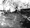 Camp of Company K, 164th Infantry, on Guadalcanal, 1940s