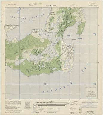 Special map Admiralty Islands (Porlaka , front)