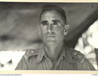 JACQUINOT BAY, NEW BRITAIN. 1944-12-13. VX63919 LIEUTENANT-COLONEL W.B. MAGUIRE, GSO I, HEADQUARTERS, 5TH DIVISION