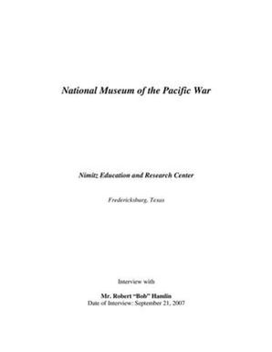 Oral History Interview with Robert Hamlin, September 21, 2007