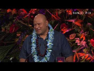 SunPix Pacific Peoples Awards 2018 - Akerei Maresala-Thomson speech