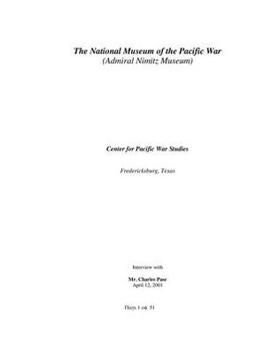 Oral History Interview with Charles Pase, April 12, 2001