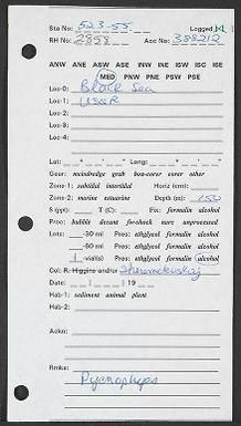 Robert P. Higgins Papers : field data, Union of Soviet Socialist Republics (USSR), Indian Ocean, Mediterranean Sea, United States, Australia, Spain, Namibia, Hong Kong, Brazil, Chile, Papua New Guinea, Japan, Polynesia, South Atlantic Ocean, 1958-1960, 1963, 1980-1986, 1988-1993