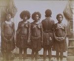 Portrait of indigenous women with tattoos, Papua New Guinea, ca. 1890