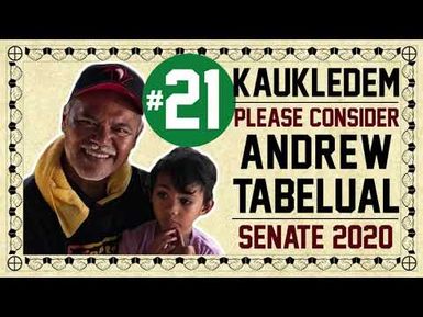 Candidate Andrew Tabelual for Senate 2020 (10/27/20200