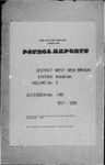 Patrol Reports. West New Britain District, Kandrian, 1957 - 1958