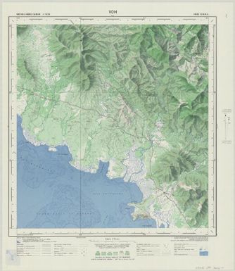 Carte de la Nouvelle Caledonie 150 000: Voh