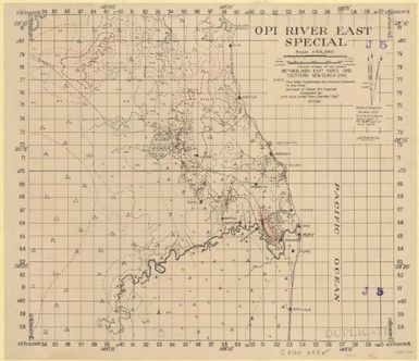 Opi River east special / compiled by 2/1st Aust. Army Topo. Survey Coy. ; reproduced by 69th Engr. Co. (Top) detachment