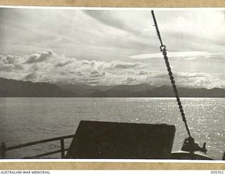 MOROBE, NEW GUINEA. 1943-08-15. COASTLINE BETWEEN NASSAU BAY AND MOROBE