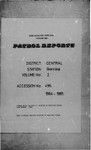 Patrol Reports. Central District, Bereina, 1964-1965