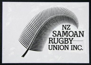 New Zealand Samoan Rugby Union Logo Design