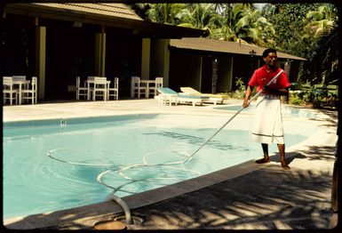 Swimming pool, Taveuni, 1971