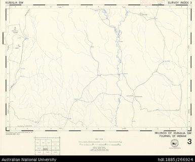 Papua New Guinea, Kubalia SW, Survey Index 3, 1:50 000, 1974