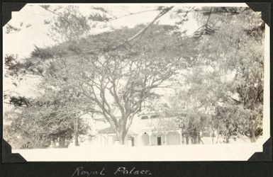 The Royal Palace, Nukuʾalofa, Tonga, 1929 / C.M. Yonge
