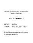 Patrol Reports. Central District, Magarida, 1966-1967