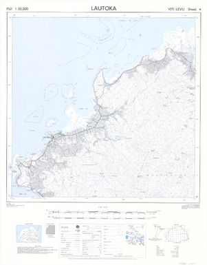 Fiji 1:50,000: Lautoka (Sheet Viti Levu 4)