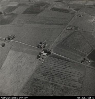 Aerial views of fields and crops