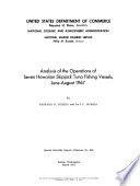 Analysis of the operations of seven Hawaiian skipjack tuna fishing vessels, June-August 1967