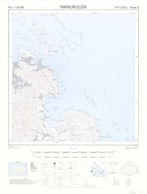 Fiji 1:50,000: Nanukuloa (Sheet Viti Levu 3)