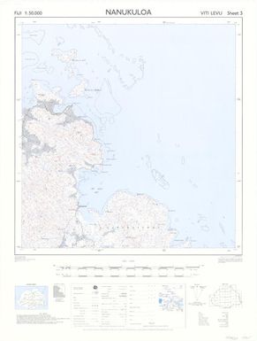 Fiji 1:50,000: Nanukuloa (Sheet Viti Levu 3)