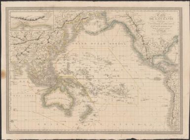 Carte de l'Oceanie comprenam l'Australie, la Polynesie et du grand archipel d'Asie / dressee par Herisson, Geographe