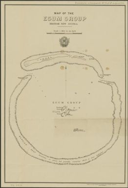 Map of the Egum Group, British New Guinea / W. Knight, Govt. Engraver
