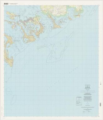 Topographic map of ... Republic of Palau, Caroline Islands: Koror