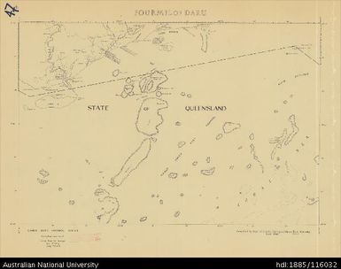 Papua New Guinea, Fourmil of Daru, Fourmil series, Sheet 47, 1956, 1:253 440