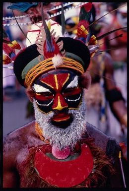 Papua New Guinean Highlands performer