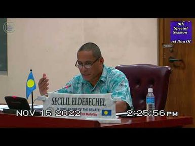 1st Day Of 8th Special Session