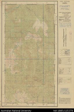 Papua New Guinea, Jappa, Artillery series, Sheet 3691, 1:25 000, 1944