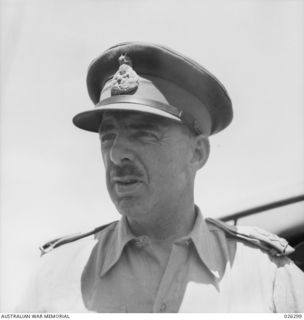 PAPUA, NEW GUINEA. 1942-08. LIEUTENANT-GENERAL S.F. ROWELL CB., GENERAL-OFFICER-COMMANDING NEW GUINEA FORCE